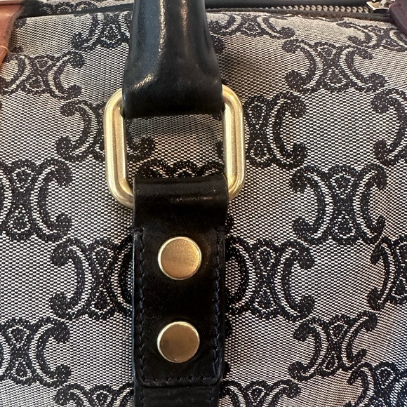 Celine Triomphe Boston Bag Black Canvas/Leather - Pre-loved - Picture 17 of 17